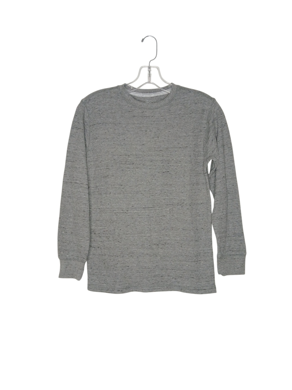 Faded Glory Boys Heather Gray Long Sleeve Crewneck Shirt